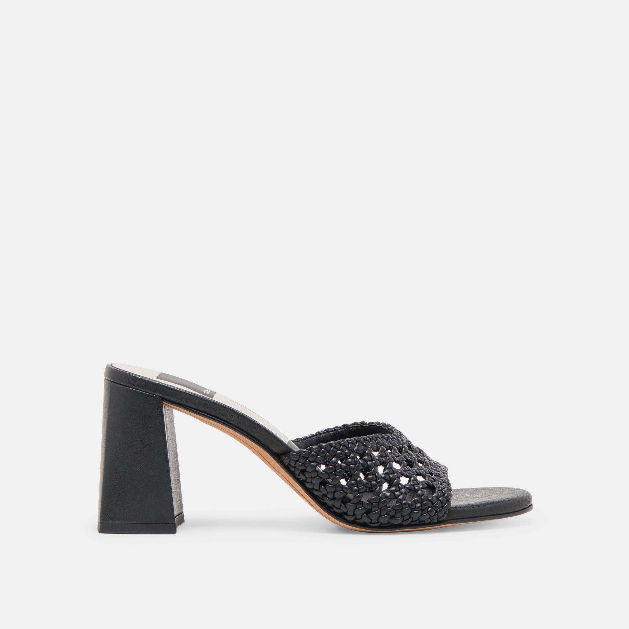 Dolce Vita SHOES | MARGOE HEELS BLACK WOVEN STELLA
 – Dolce Vita