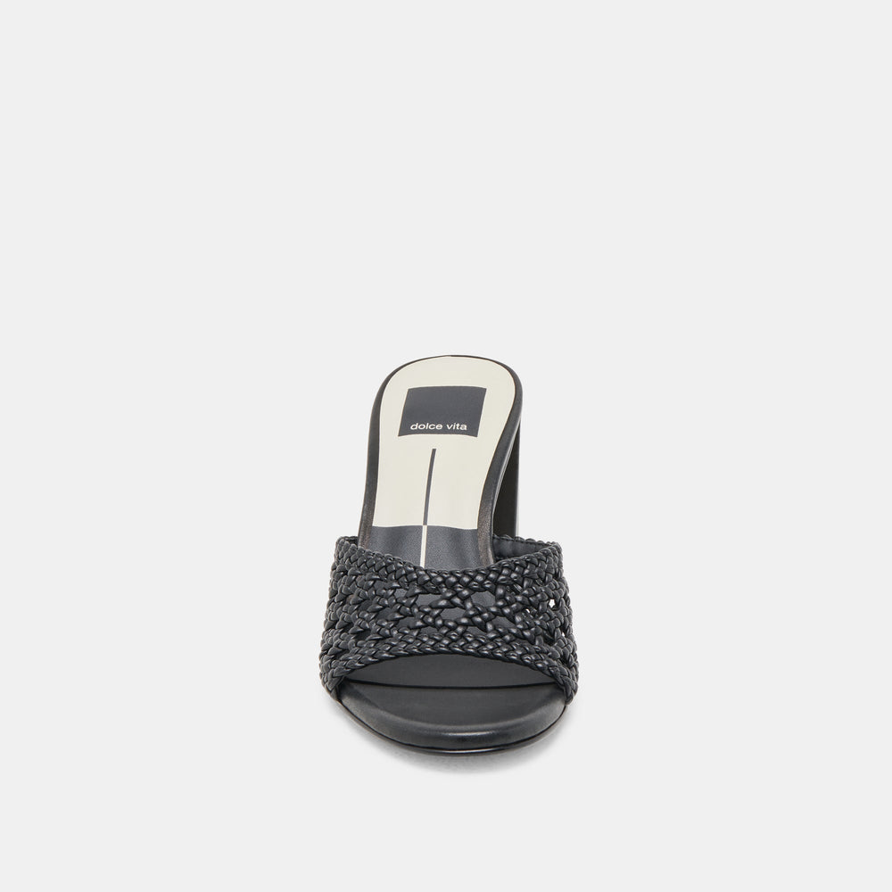 Dolce Vita SHOES | MARGOE HEELS BLACK WOVEN STELLA
 – Dolce Vita