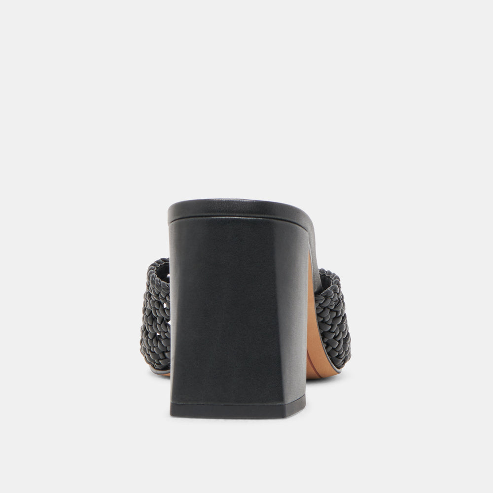 Dolce Vita SHOES | MARGOE HEELS BLACK WOVEN STELLA
 – Dolce Vita