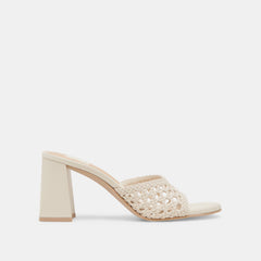 Dolce Vita SHOES | MARGOE HEELS CREME WOVEN STELLA
 – Dolce Vita