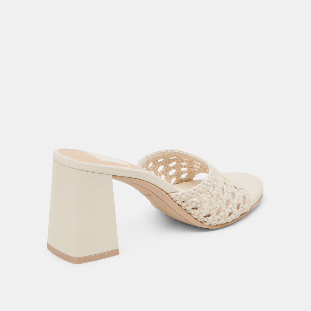 Dolce Vita SHOES | MARGOE HEELS CREME WOVEN STELLA
 – Dolce Vita