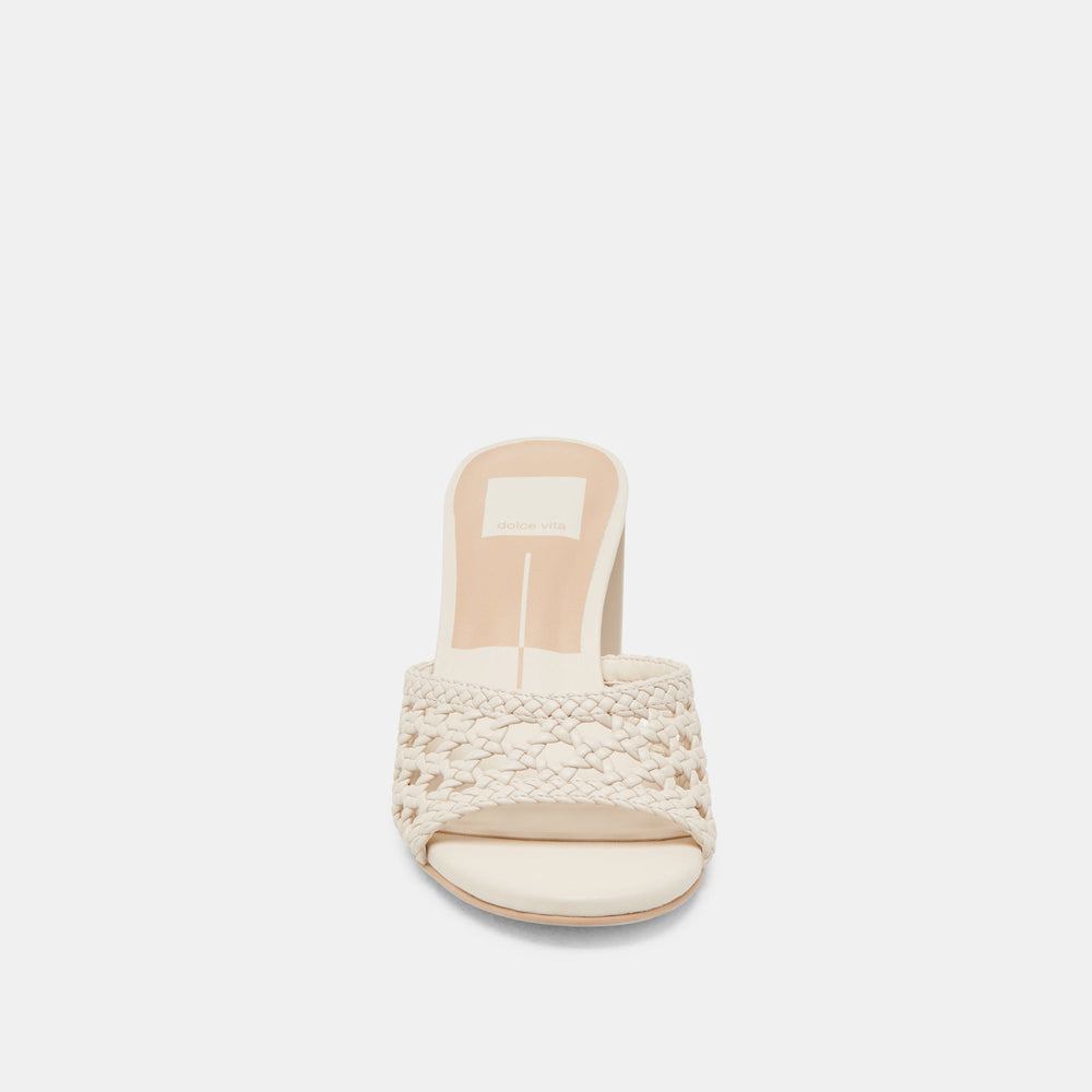 Dolce Vita SHOES | MARGOE HEELS CREME WOVEN STELLA
 – Dolce Vita