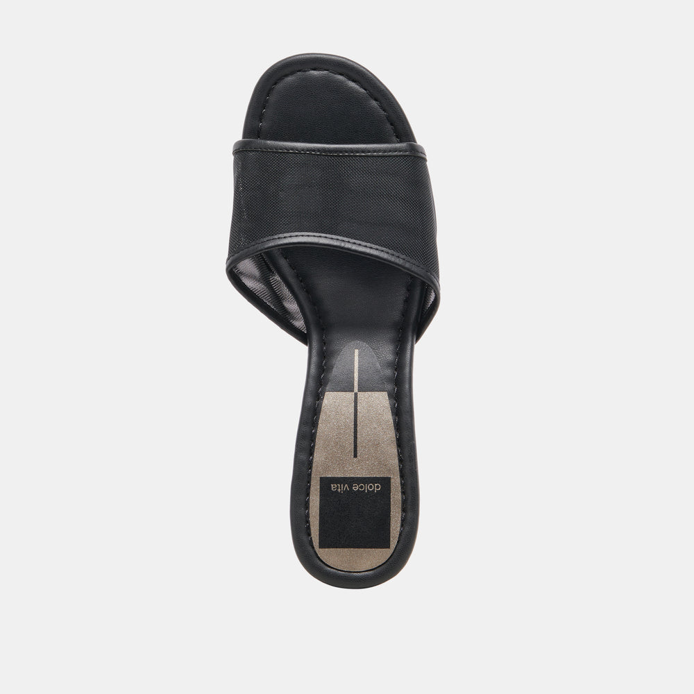 Dolce Vita SHOES | MEEZA HEELS ONYX MESH
 – Dolce Vita
