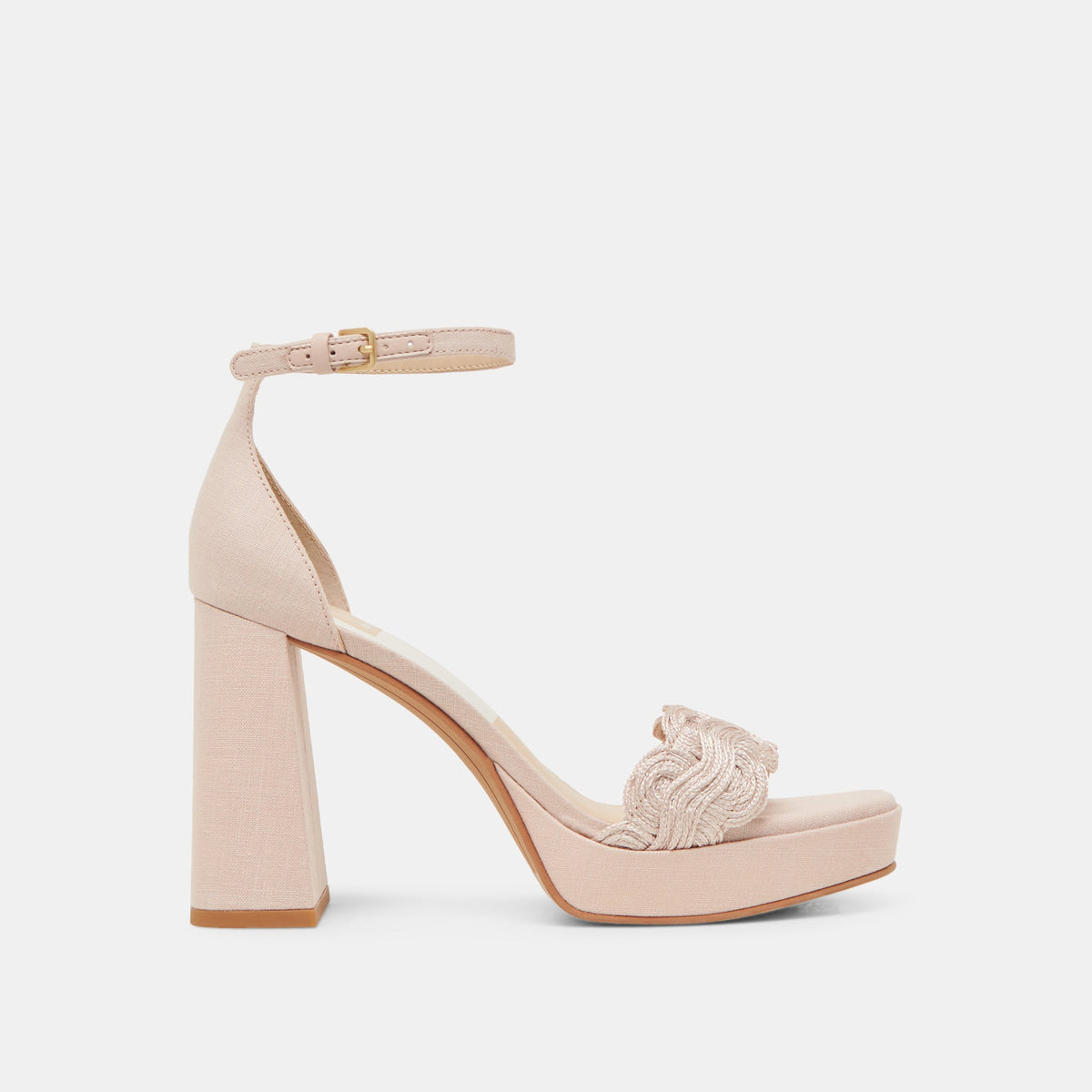 Dolce Vita SHOES | PELTIN HEELS LIGHT PINK WOVEN RAFFIA
 – Dolce Vita