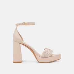 Dolce Vita SHOES | PELTIN HEELS LIGHT PINK WOVEN RAFFIA
 – Dolce Vita
