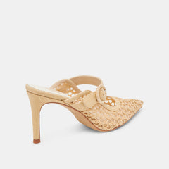 Dolce Vita SHOES | KEEKEE HEELS LT NATURAL WOVEN RAFFIA
 – Dolce Vita