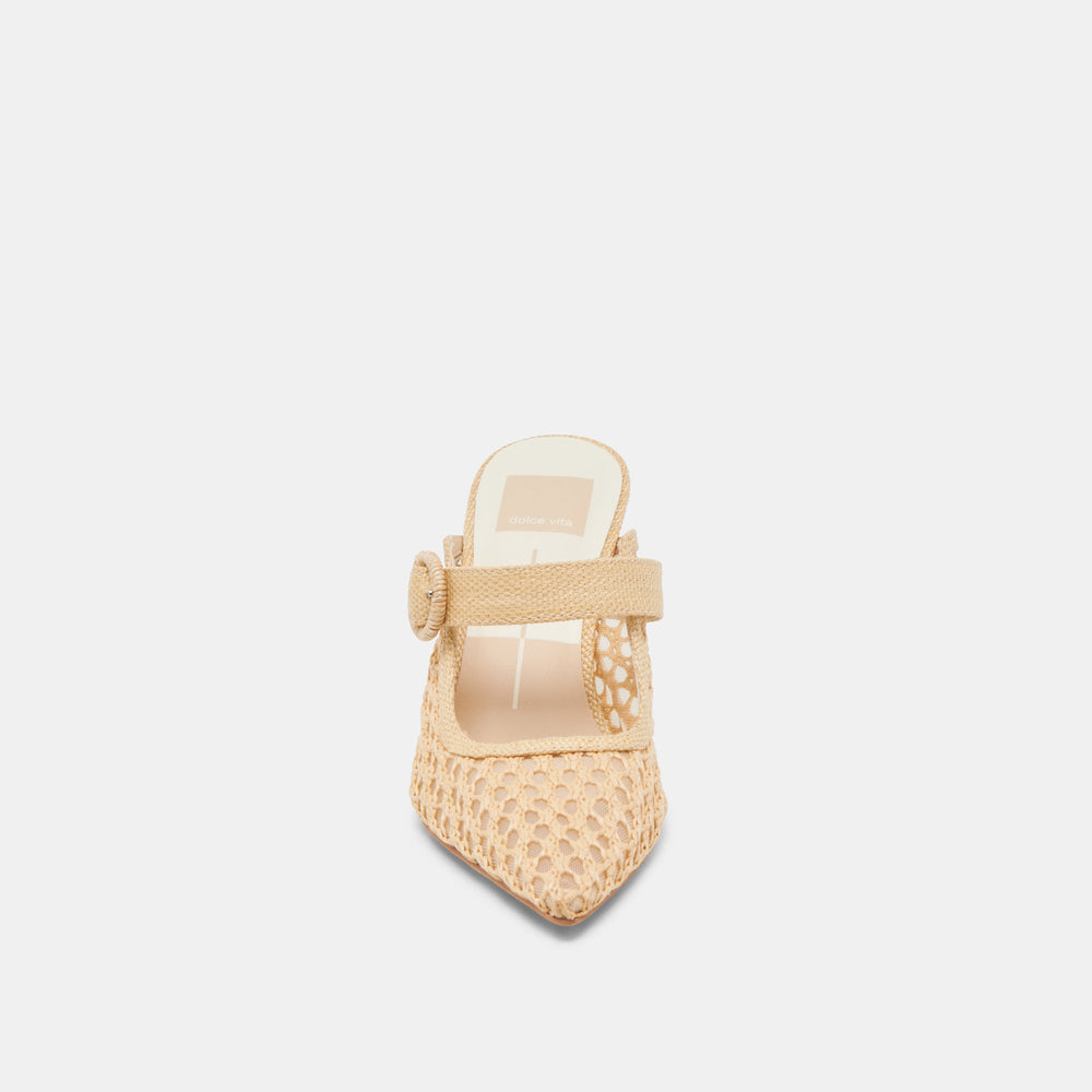 Dolce Vita SHOES | KEEKEE HEELS LT NATURAL WOVEN RAFFIA
 – Dolce Vita