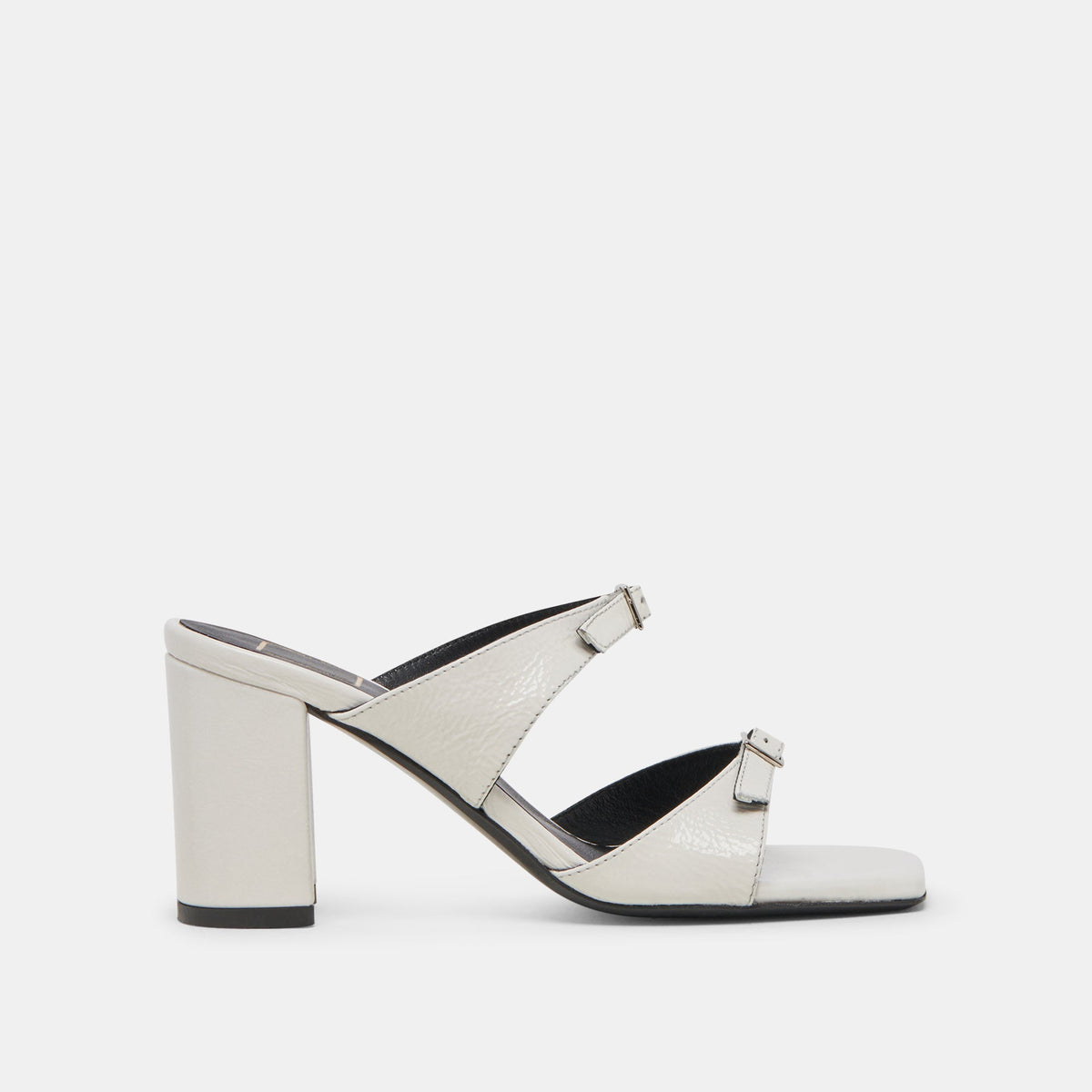 Dolce Vita SHOES | SHANE HEELS OFF WHITE CRINKLE PATENT
 – Dolce Vita