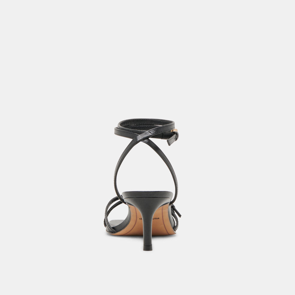 Dolce Vita SHOES | BAMBY HEELS BLACK LEATHER
 – Dolce Vita