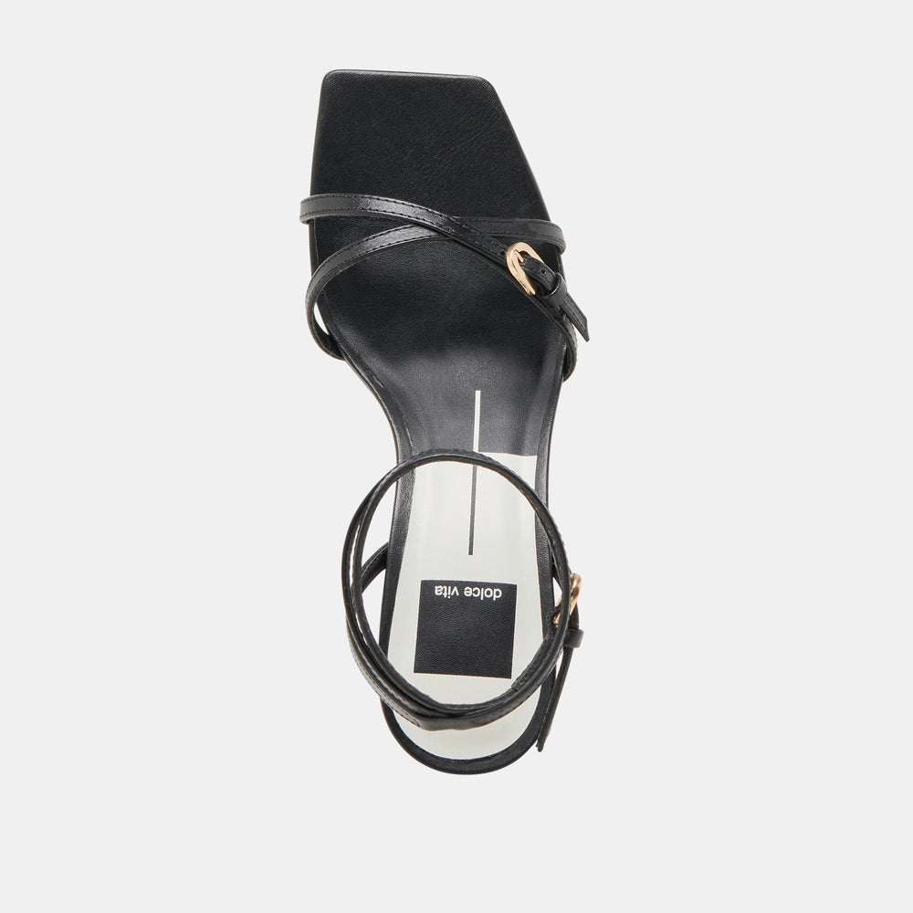 Dolce Vita SHOES | BAMBY HEELS BLACK LEATHER
 – Dolce Vita