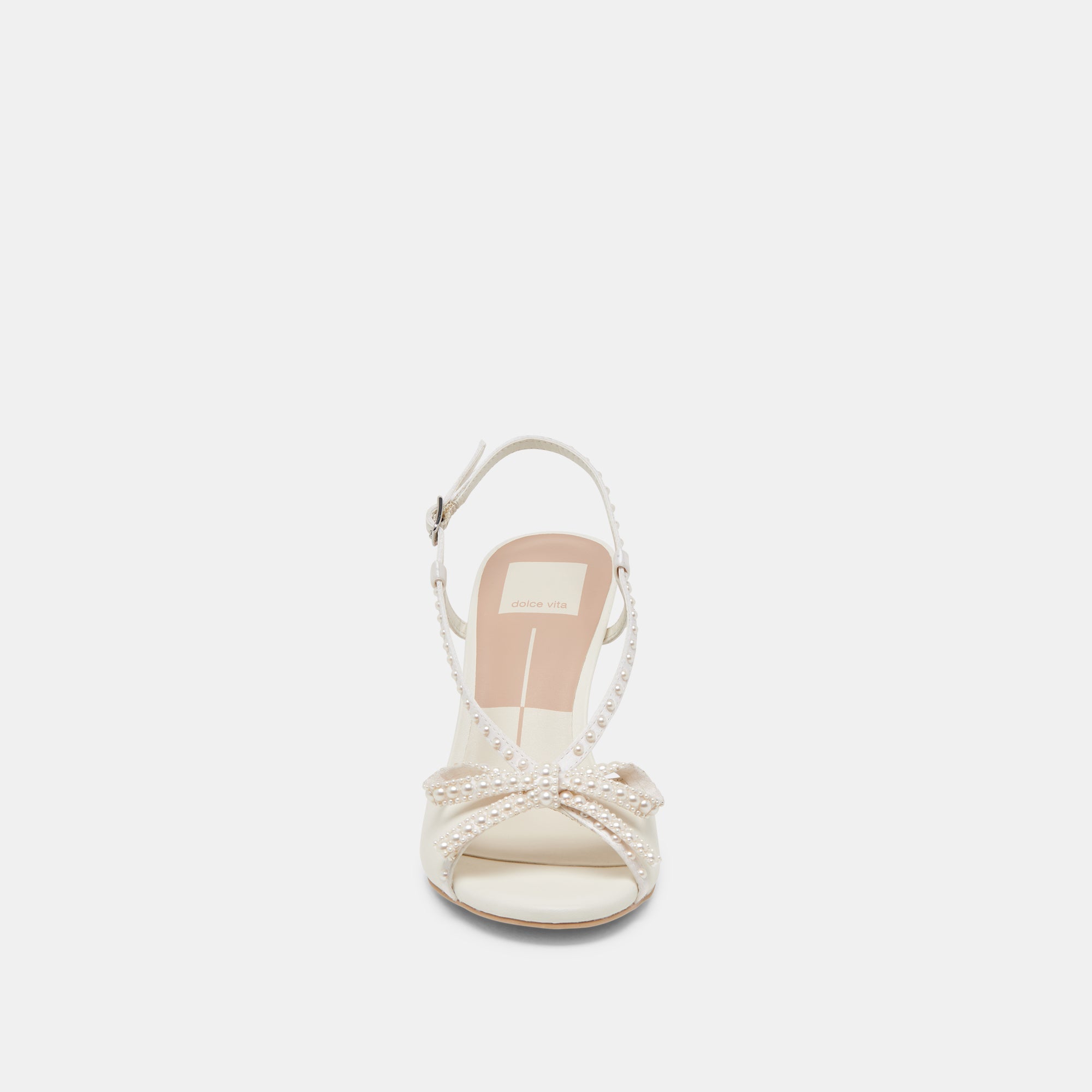 Dolce Vita SHOES | LONNY PEARL HEELS WHITE SATIN
 – Dolce Vita