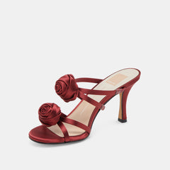 Dolce Vita SHOES | LINZY HEELS WINE SATIN
 – Dolce Vita