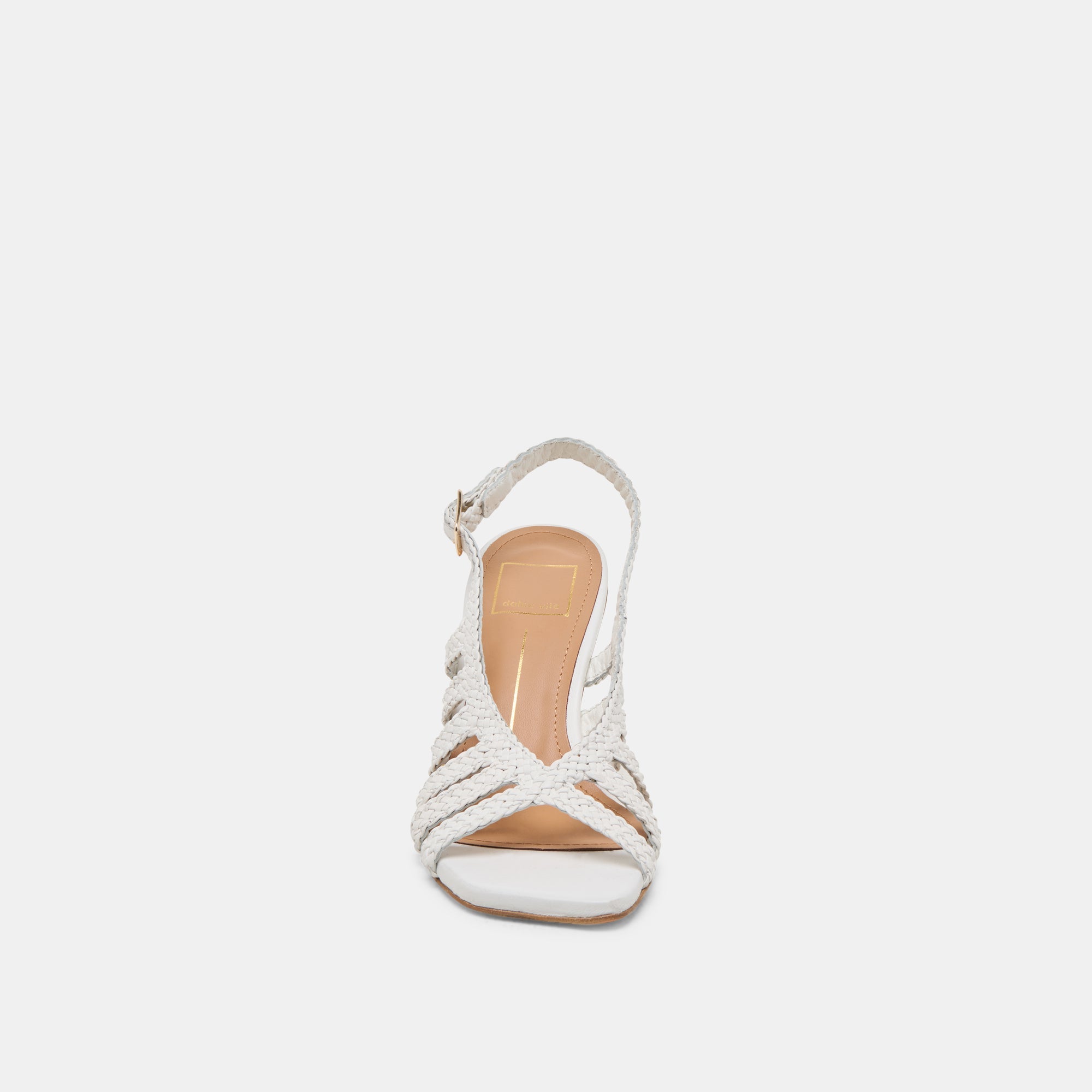 Dolce Vita SHOES | SICILY HEELS WHITE WOVEN LEATHER
 – Dolce Vita