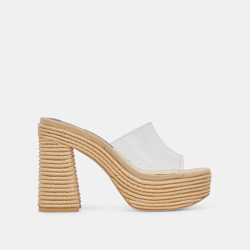 Dolce Vita SHOES | LICHIA HEELS NATURAL VINYL
 – Dolce Vita