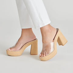 Dolce Vita SHOES | LICHIA HEELS NATURAL VINYL
 – Dolce Vita