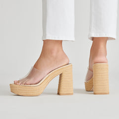 Dolce Vita SHOES | LICHIA HEELS NATURAL VINYL
 – Dolce Vita