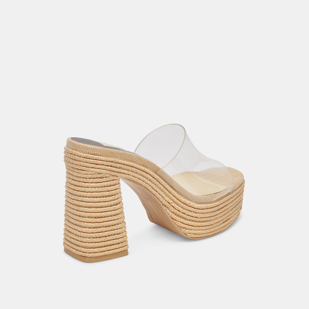 Dolce Vita SHOES | LICHIA HEELS NATURAL VINYL
 – Dolce Vita