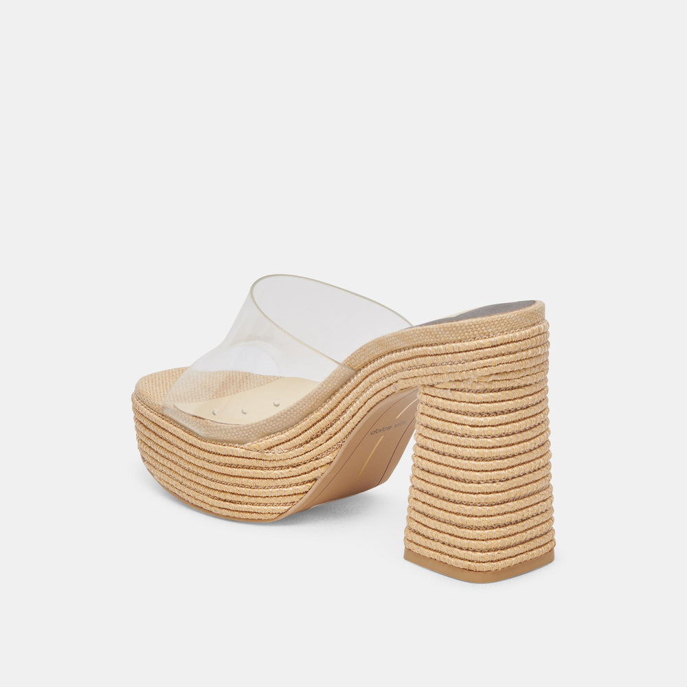 Dolce Vita SHOES | LICHIA HEELS NATURAL VINYL
 – Dolce Vita