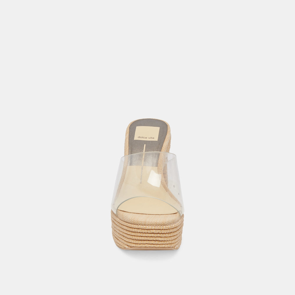 Dolce Vita SHOES | LICHIA HEELS NATURAL VINYL
 – Dolce Vita