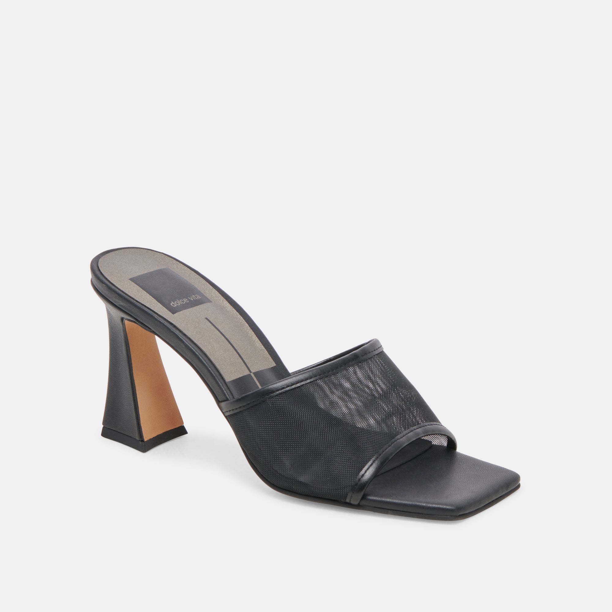 Dolce Vita SHOES | NARDA HEELS ONYX MESH
 – Dolce Vita