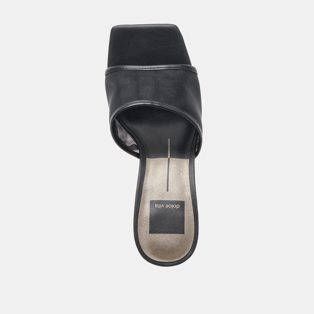 Dolce Vita SHOES | NARDA HEELS ONYX MESH
 – Dolce Vita
