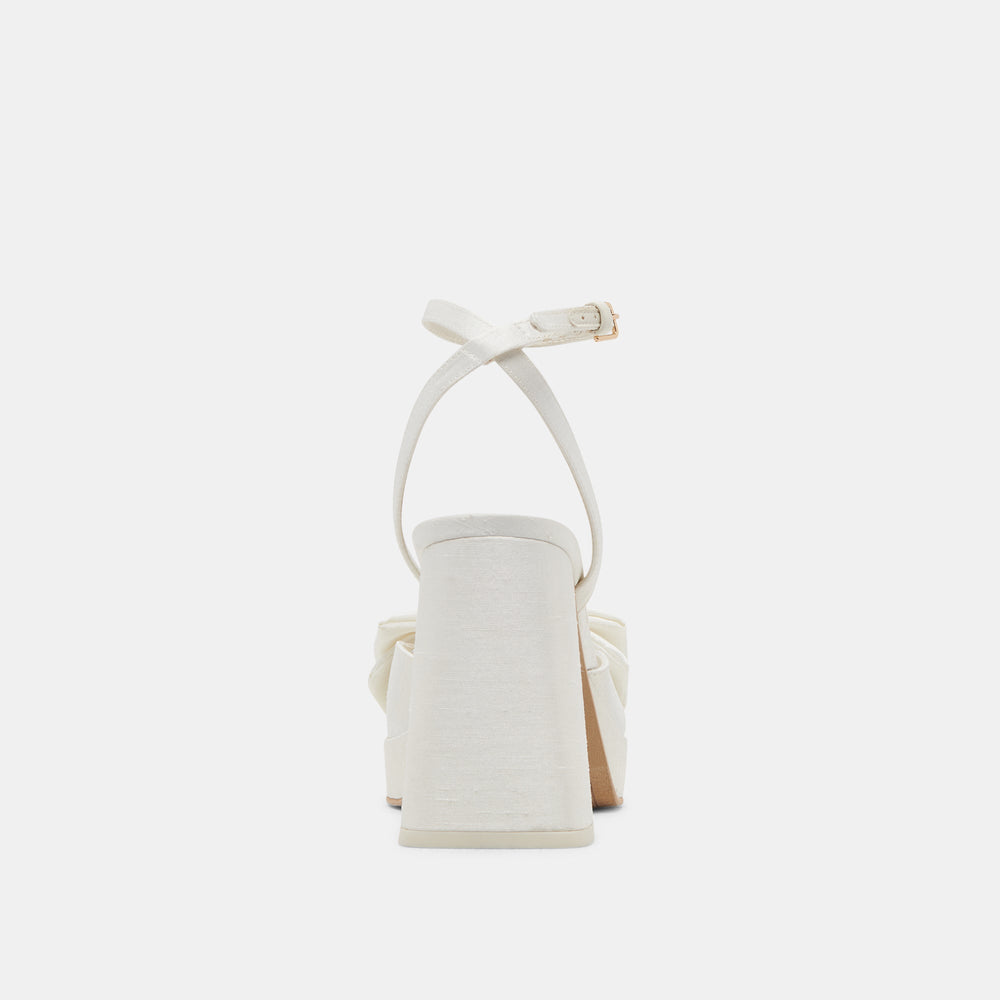 Dolce Vita SHOES | PATTON HEELS IVORY SATIN
 – Dolce Vita