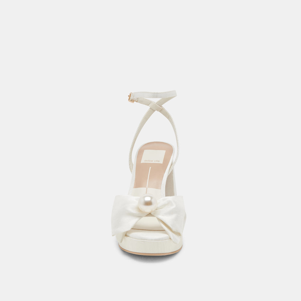 Dolce Vita SHOES | PATTON HEELS IVORY SATIN
 – Dolce Vita