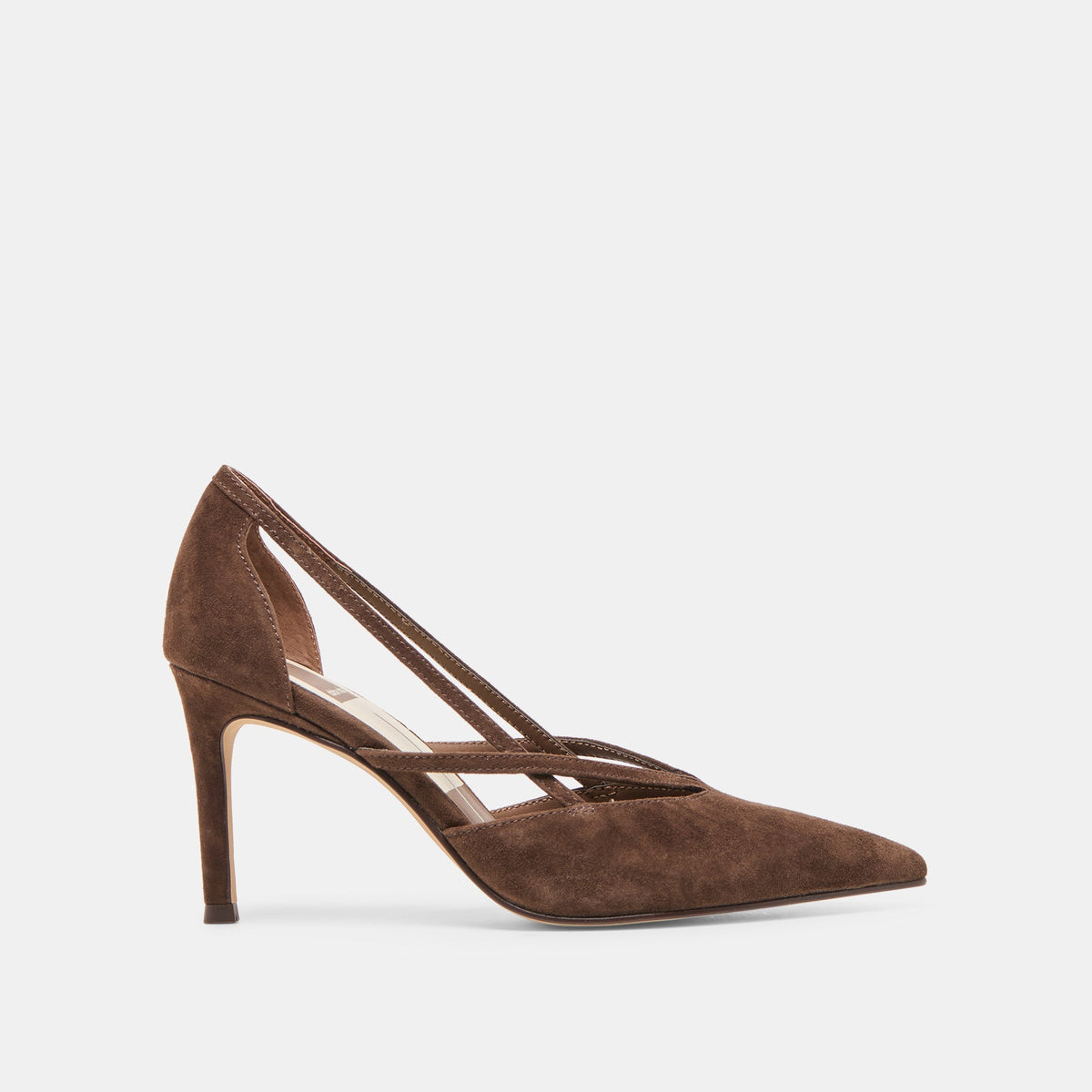 Dolce Vita SHOES | Kaine Dk Brown Suede Heels