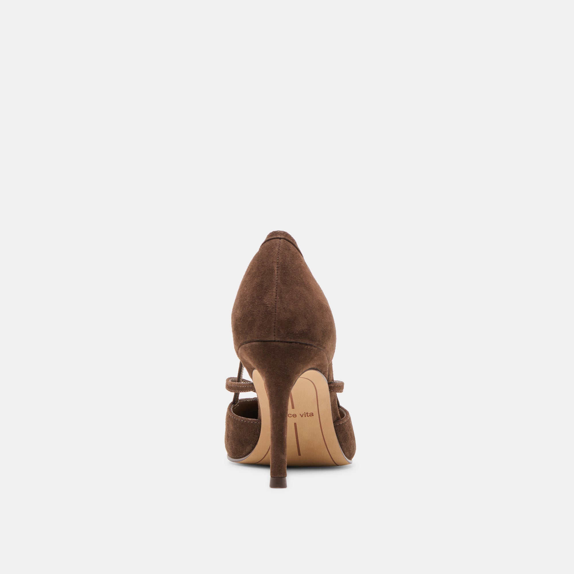 Dolce Vita SHOES | Kaine Dk Brown Suede Heels