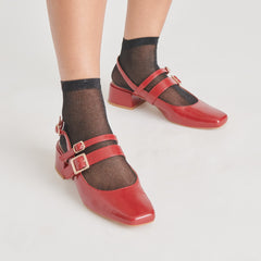 Dolce Vita SHOES | PATZY HEELS CRIMSON CRINKLE PATENT LEATHER
 – Dolce Vita