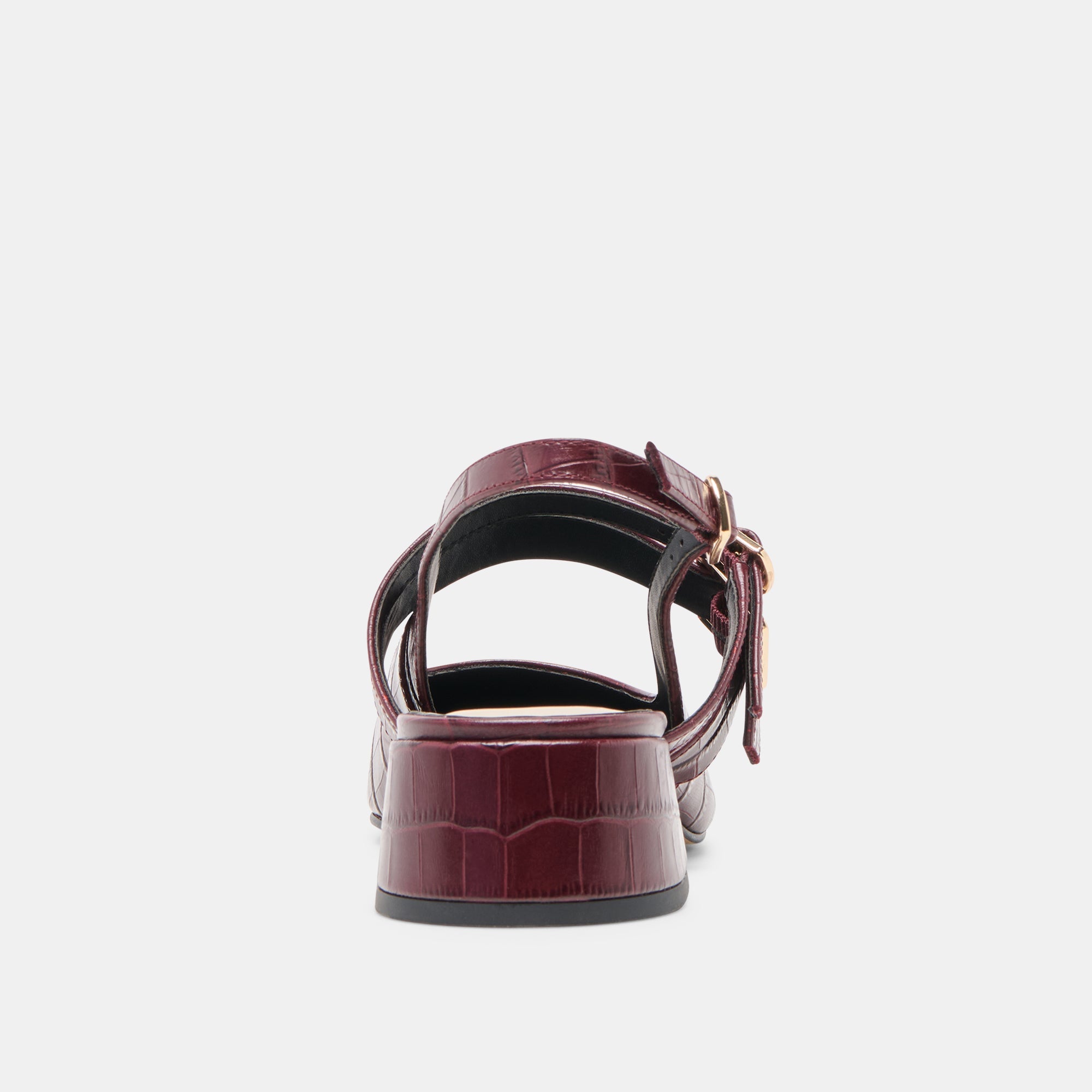 Dolce Vita SHOES | Patzy Oxblood Embossed Leather Heels