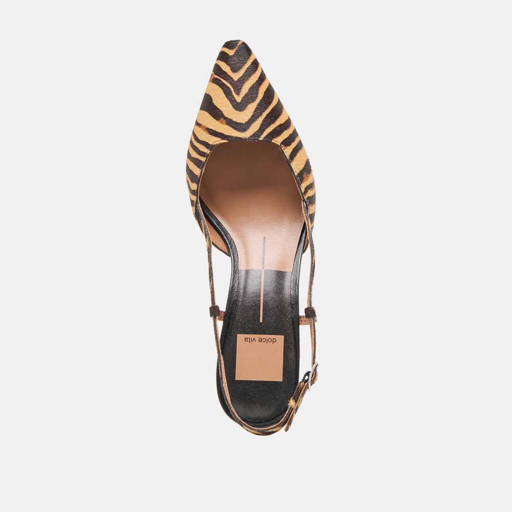 Dolce Vita SHOES | Odela Tiger Calf Hair Heels