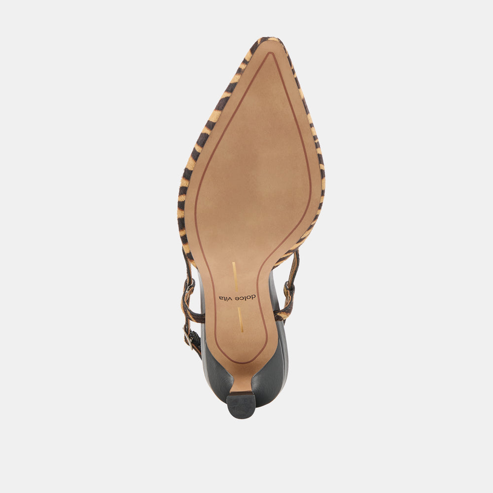 Dolce Vita SHOES | Odela Tiger Calf Hair Heels