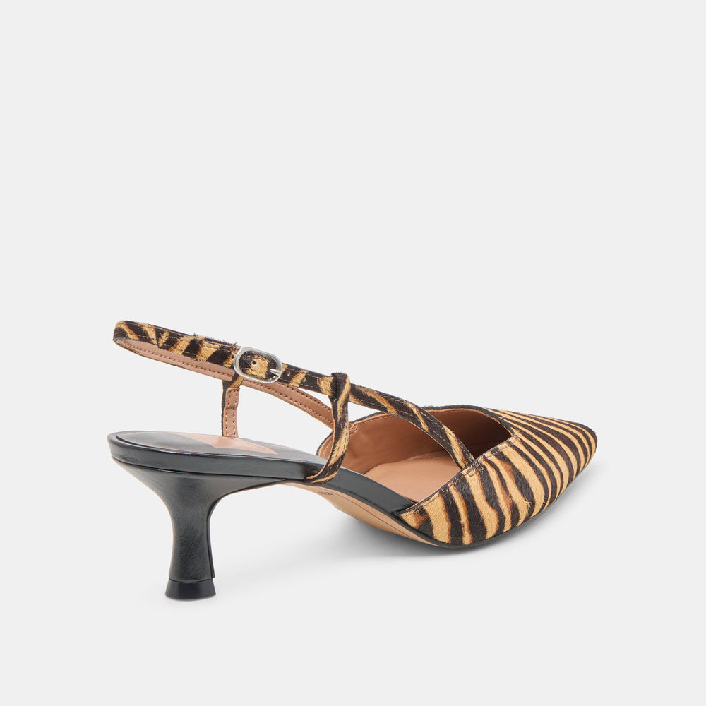 Dolce Vita SHOES | Odela Tiger Calf Hair Heels