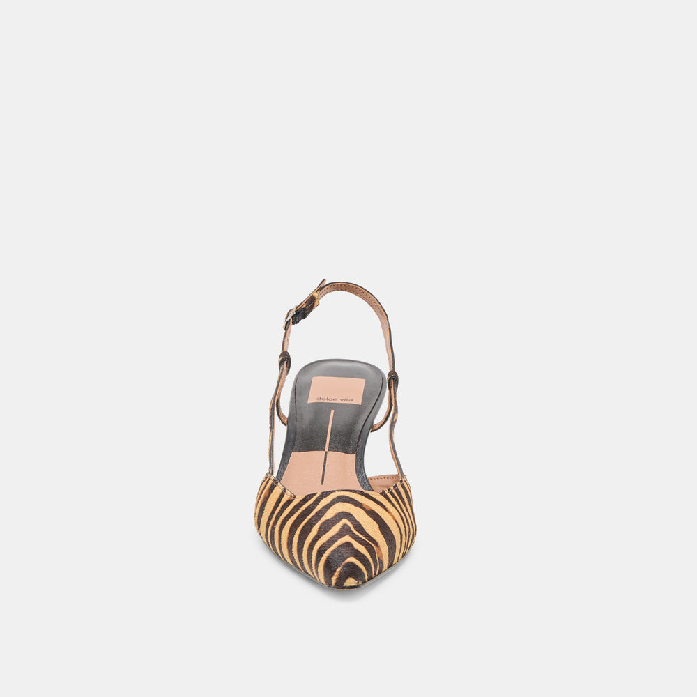 Dolce Vita SHOES | Odela Tiger Calf Hair Heels