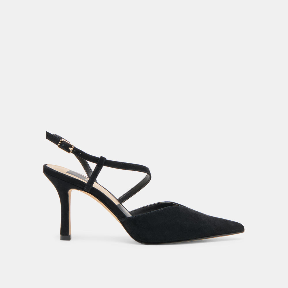 Dolce Vita SHOES | Kamra Onyx Suede Heels