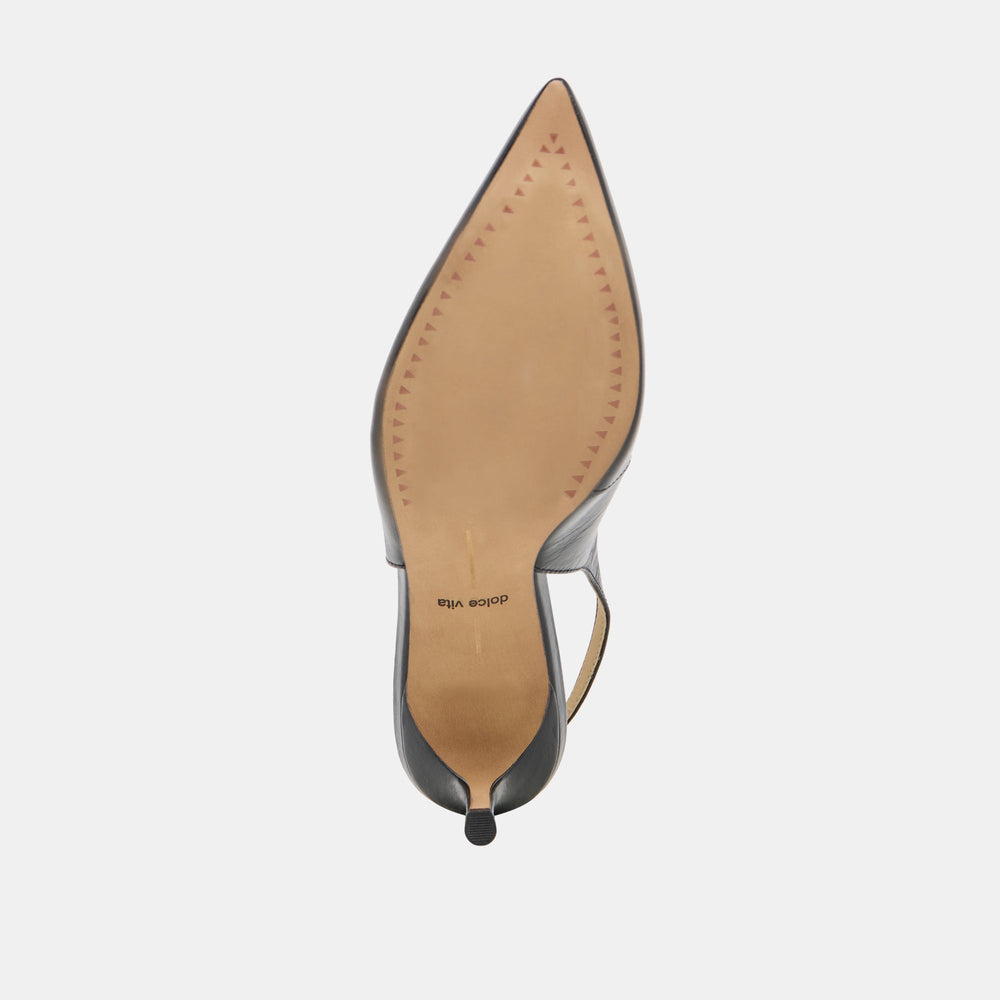 Dolce Vita SHOES | ELASI HEELS BLACK LEATHER
 – Dolce Vita