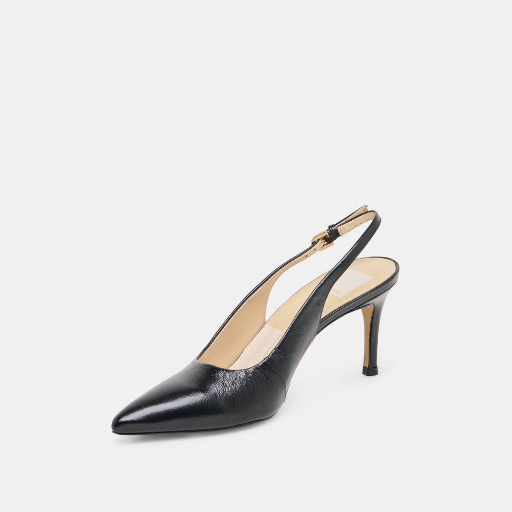 Dolce Vita SHOES | ELASI HEELS BLACK LEATHER
 – Dolce Vita