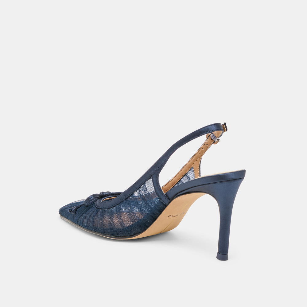 Dolce Vita SHOES | Yela Navy Tulle Heels