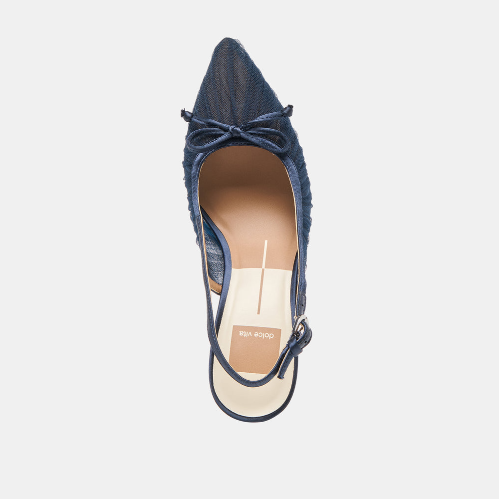 Dolce Vita SHOES | Yela Navy Tulle Heels