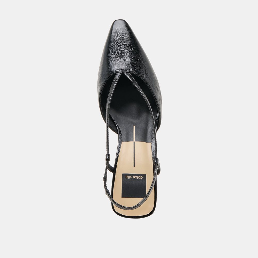 Dolce Vita SHOES | Ginay Black Leather Heels