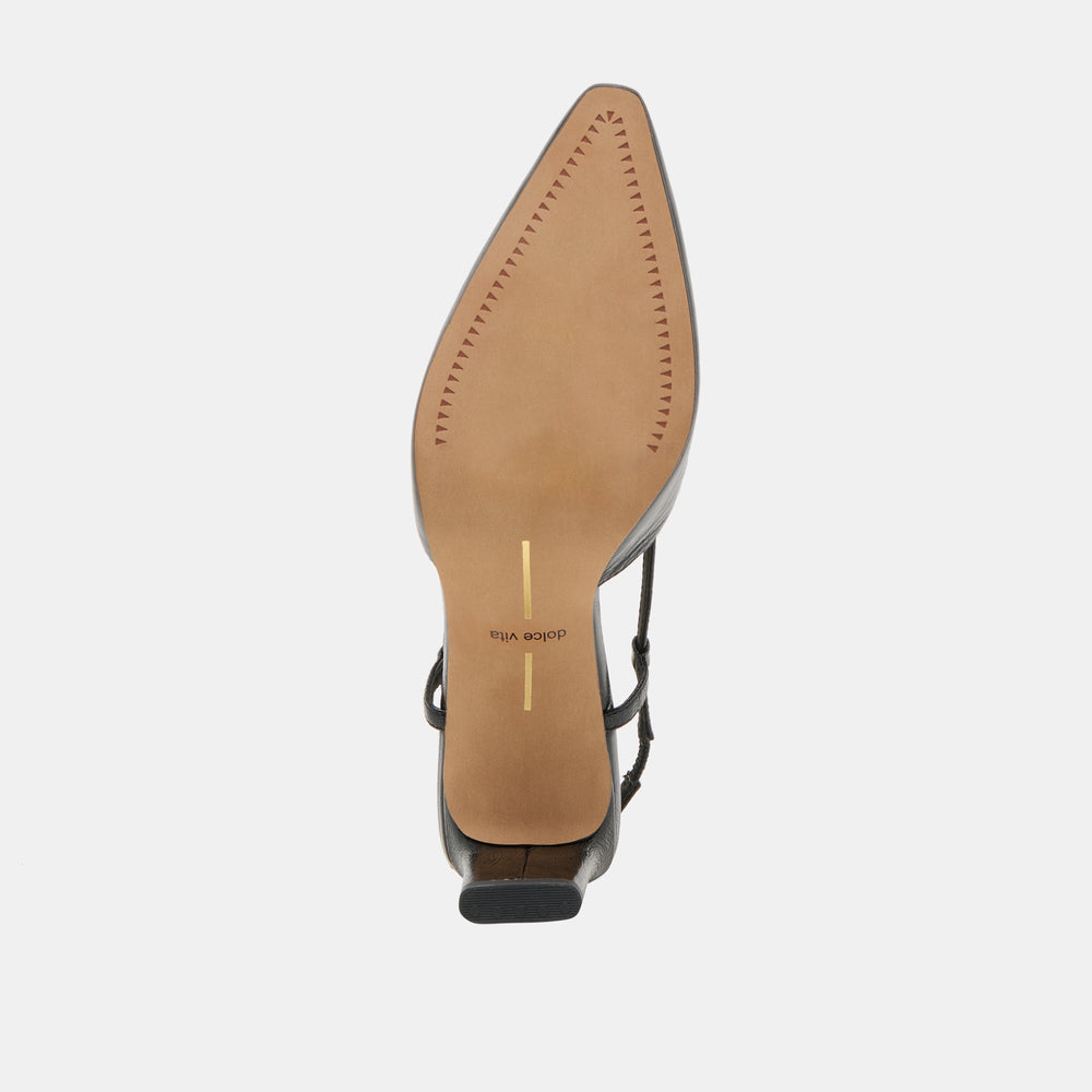 Dolce Vita SHOES | Ginay Black Leather Heels