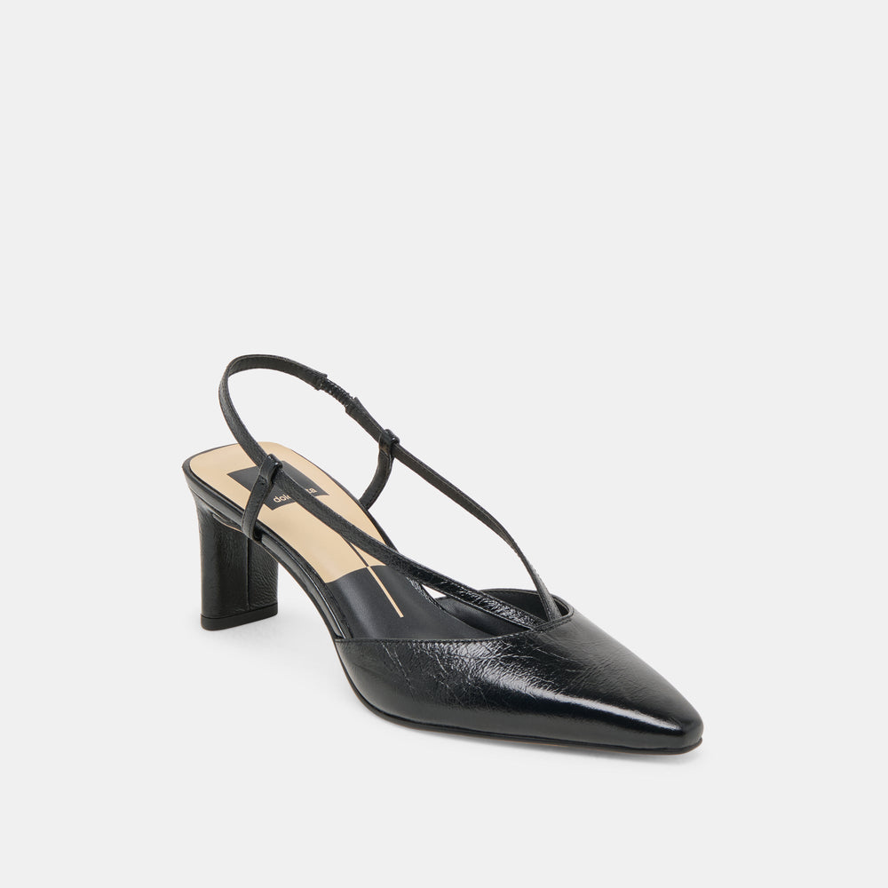 Dolce Vita SHOES | Ginay Black Leather Heels