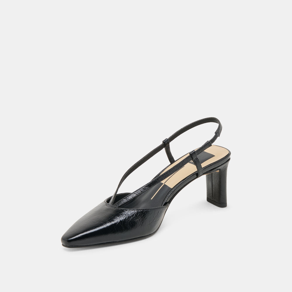 Dolce Vita SHOES | Ginay Black Leather Heels