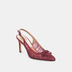 Dolce Vita SHOES | Yela Cranberry Tulle Heels