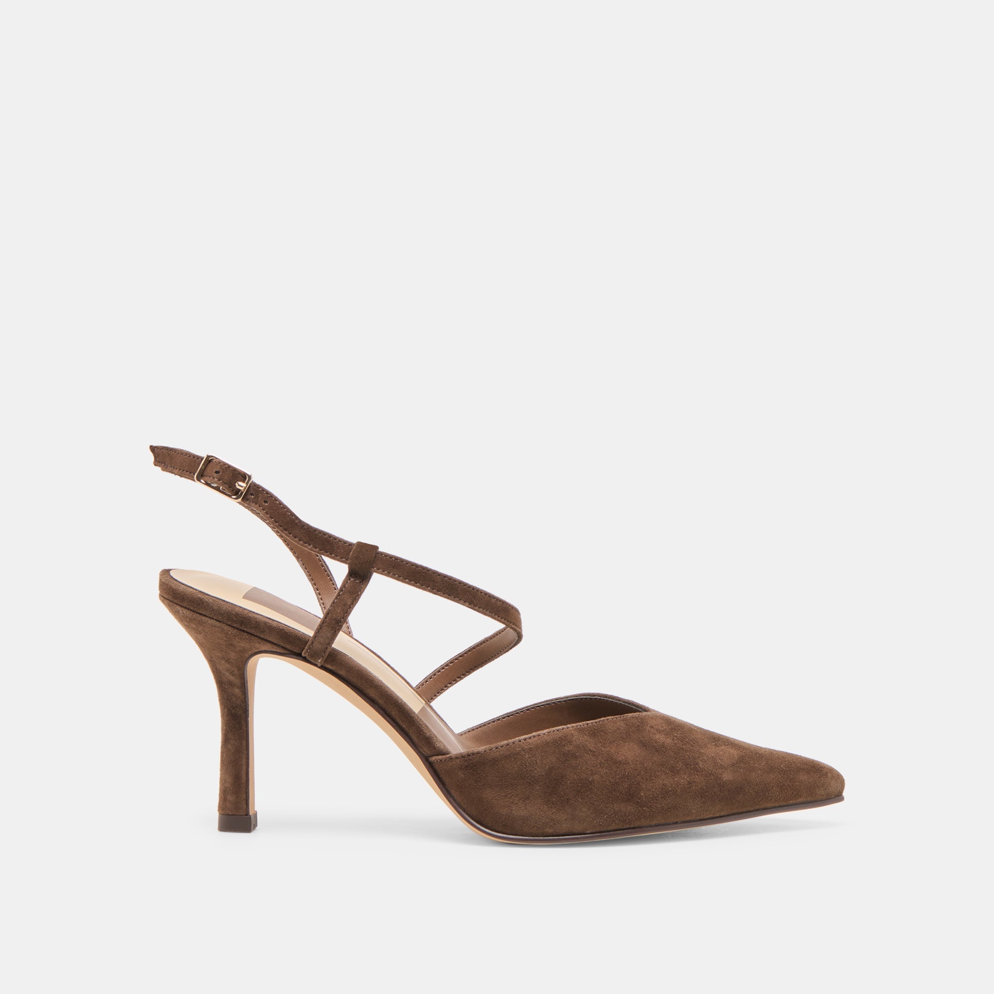 Dolce Vita SHOES | Kamra Dk Brown Suede Heels