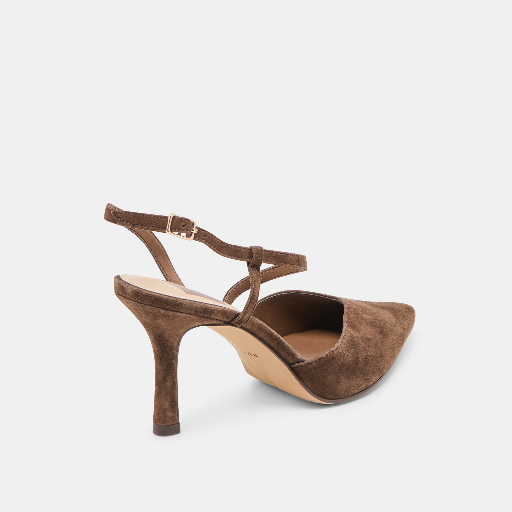 Dolce Vita SHOES | Kamra Dk Brown Suede Heels