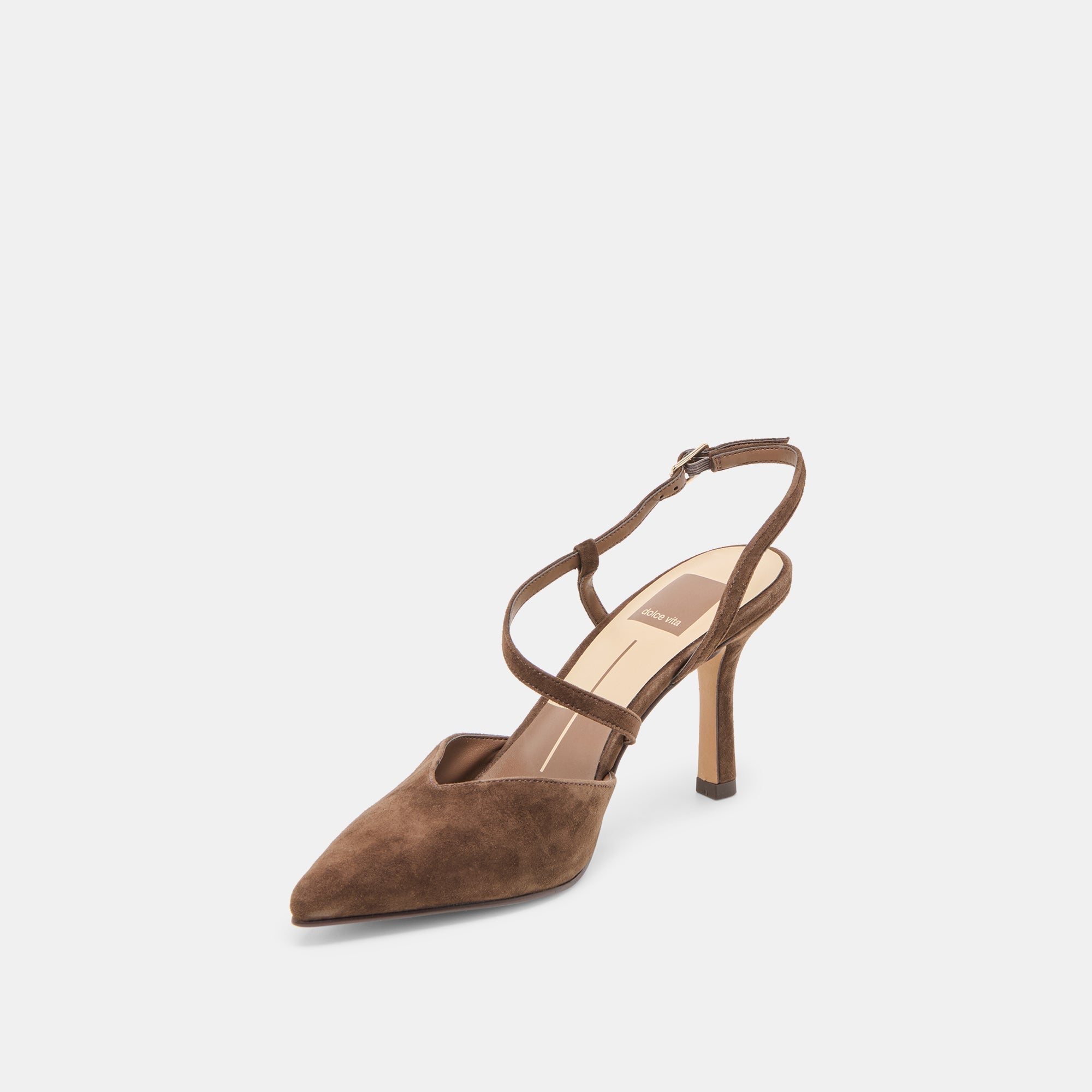 Dolce Vita SHOES | Kamra Dk Brown Suede Heels