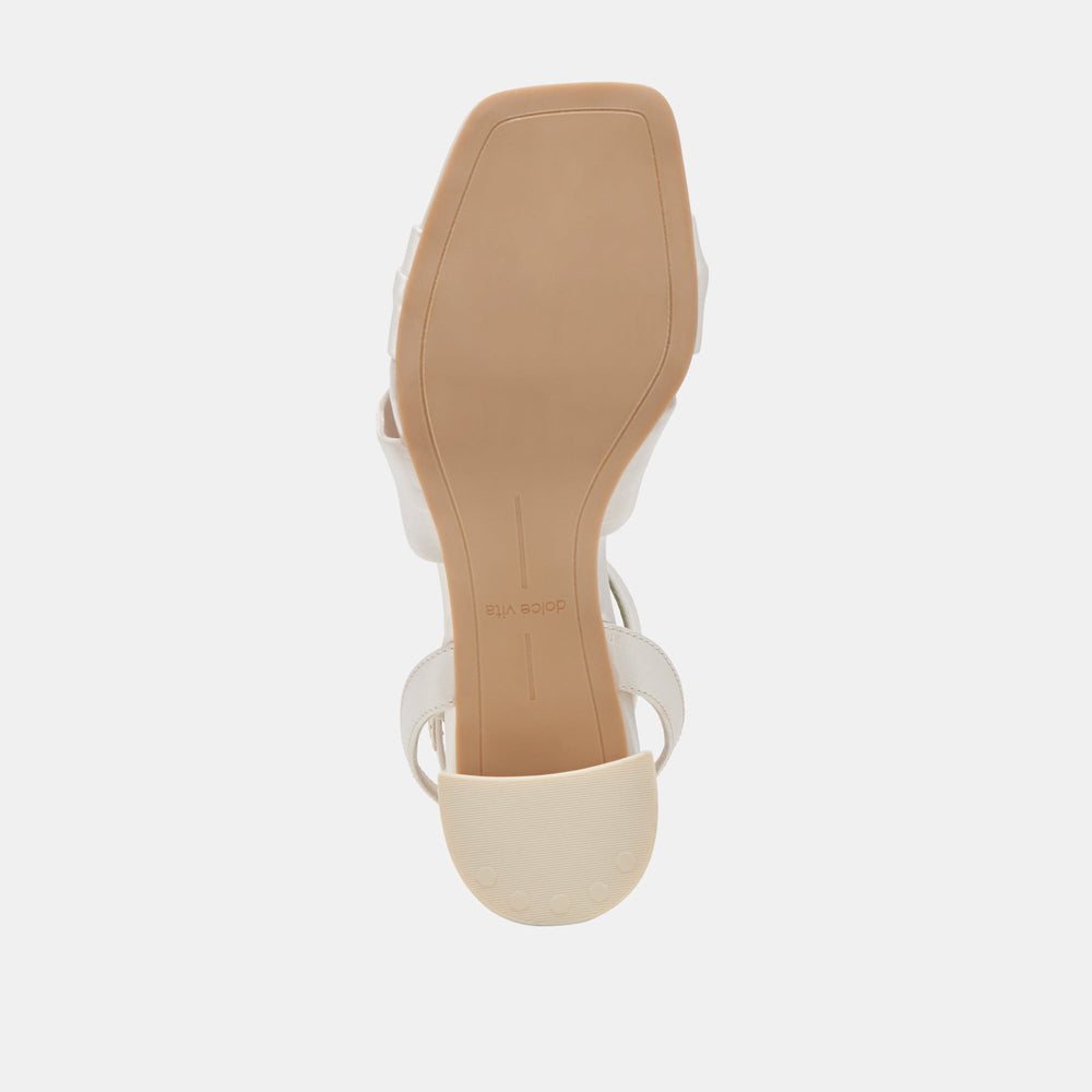 Dolce Vita SHOES | Brenna Ivory Satin Heels