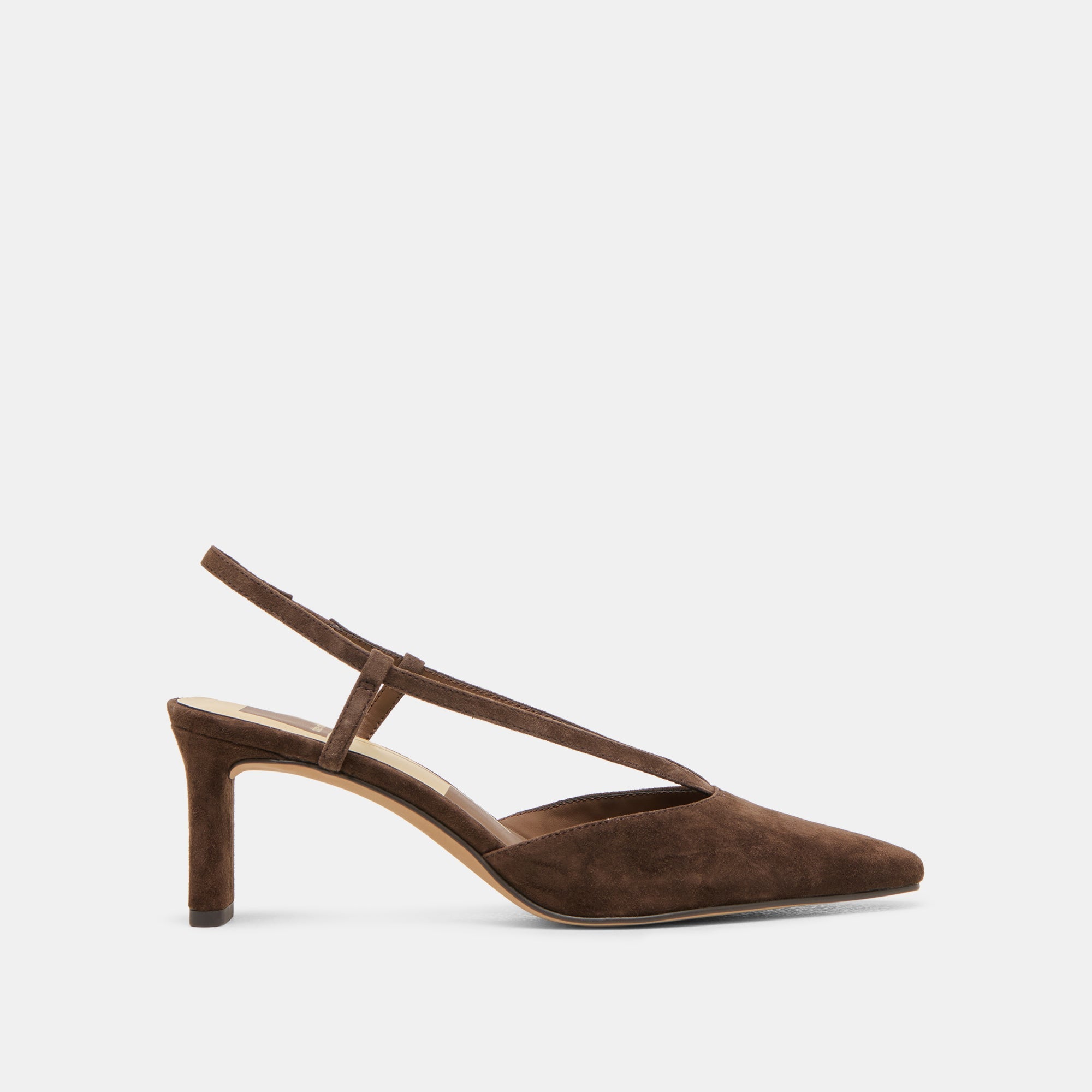 Dolce Vita SHOES | Ginay Dk Brown Suede Heels